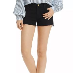 Frame Le Cutoff Frayed Shorts
